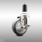 Service Caster 4 Inch 316SS Thermoplastic Rubber Swivel 1-1/4 Inch Expanding Stem Caster Brake SCC-SS316EX20S414-TPRB-TLB-114 - alternate 1